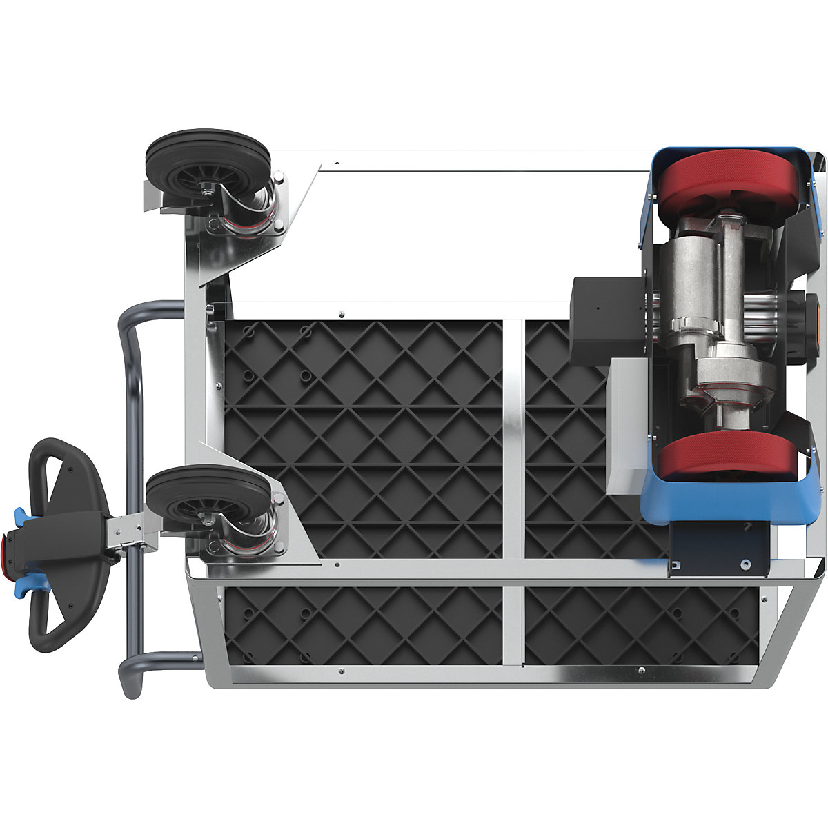 Wózek montażowy z napędem elektrycznym – eurokraft pro (Zdjęcie produktu 5)-4