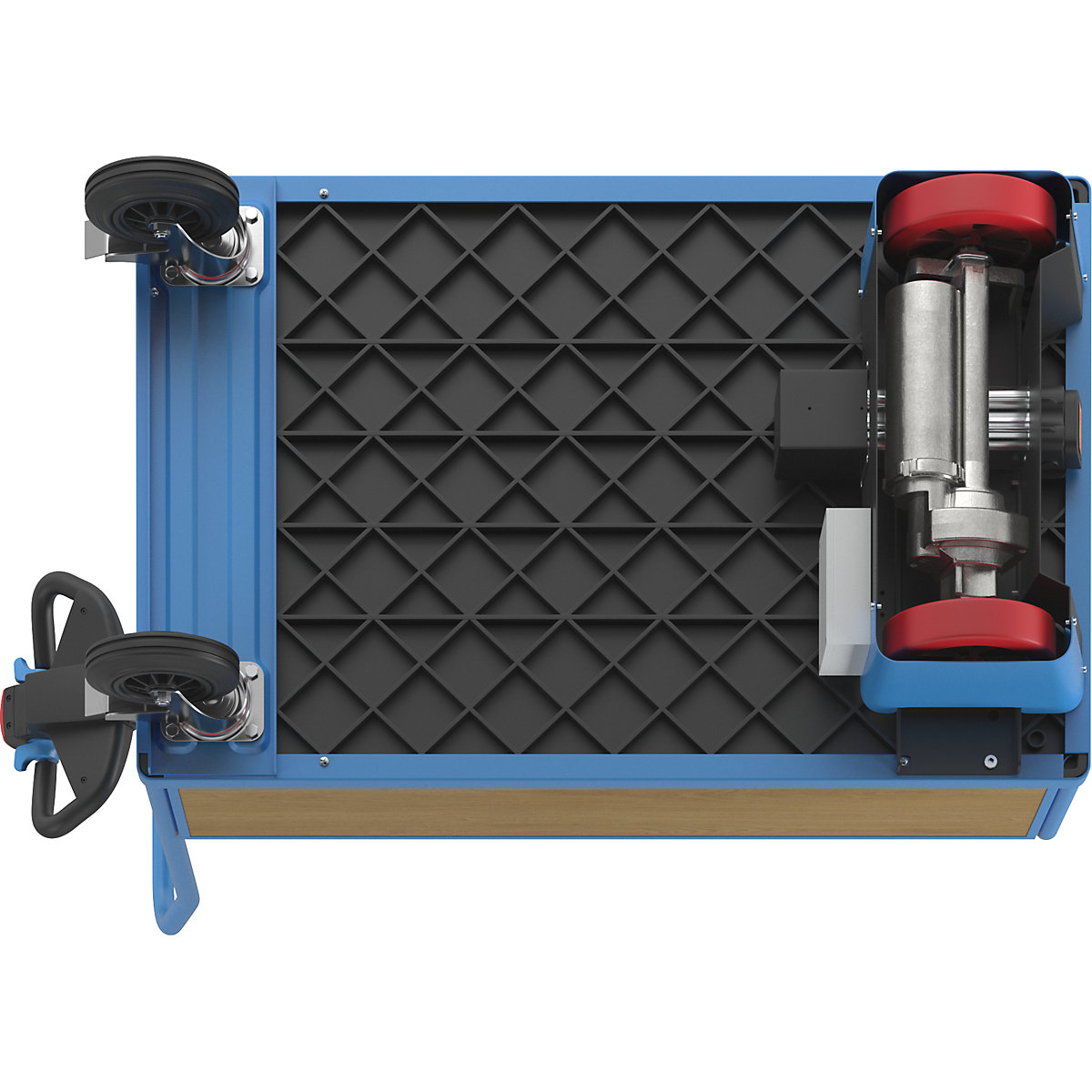Wózek platformowy z napędem elektrycznym – eurokraft pro (Zdjęcie produktu 6)-5