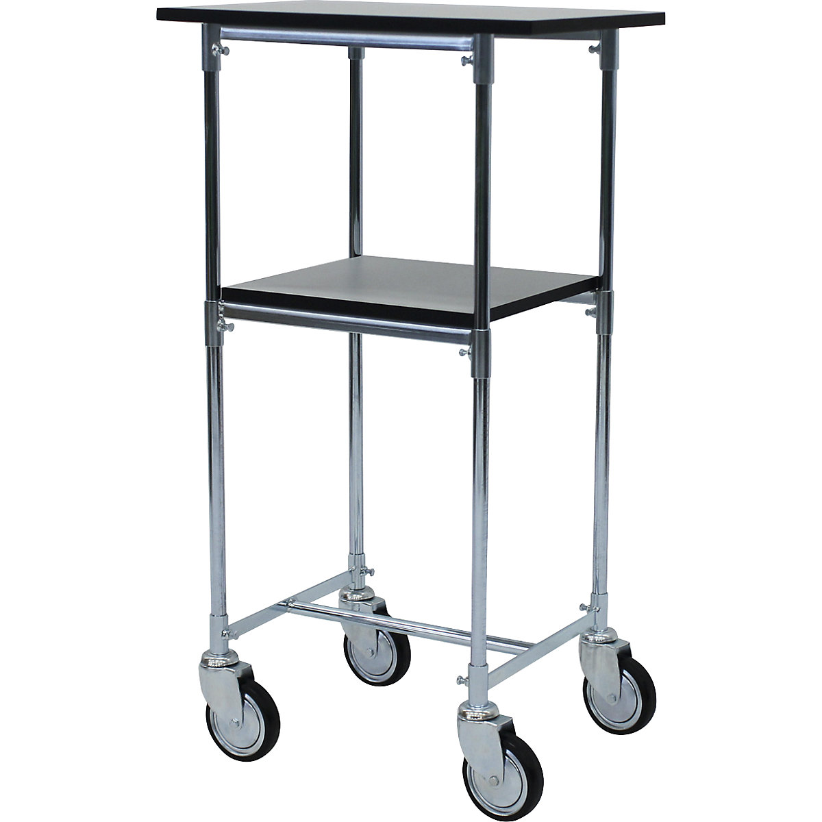 ESD table trolley – HelgeNyberg, 2 shelves, LxW 600 x 430 mm