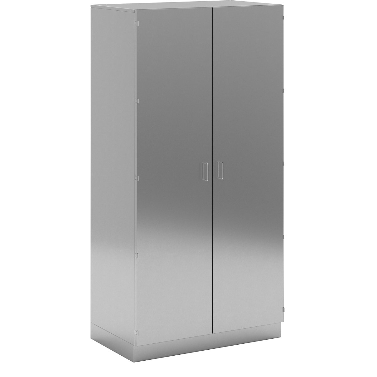 Cleanroom full height cupboard made of stainless steel