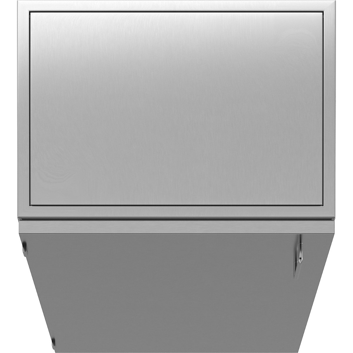 Cleanroom wall mounted cupboard made of stainless steel (Product illustration 28)-27