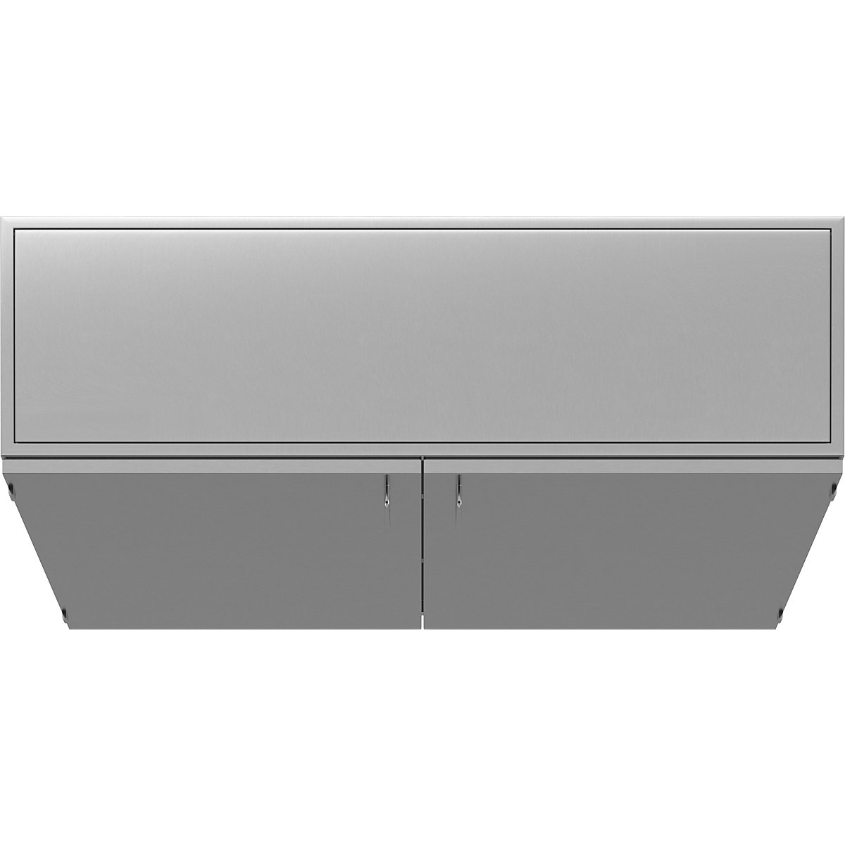 Cleanroom wall mounted cupboard made of stainless steel (Product illustration 23)-22