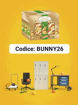 Riceva la Sua scatola di coniglietti di cioccolato Lindt inserendo il codice: BUNNY26!