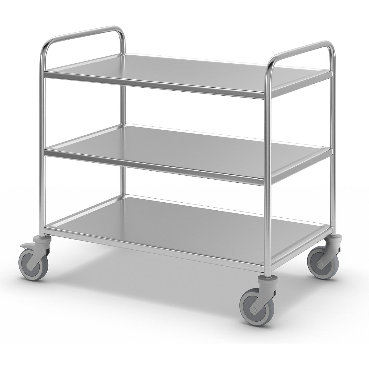 Cărucior din inox pentru servire (Imagine produs 7)-6