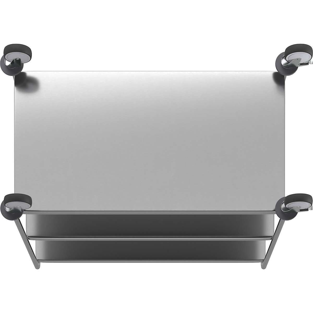 Cărucior etajat din inox, sudat – Kongamek (Imagine produs 5)-4