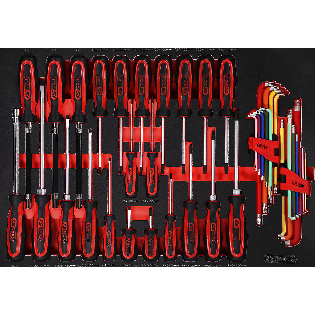 Cărucior de atelier PERFORMANCE PLUS cu unelte – KS Tools (Imagine produs 3)-2
