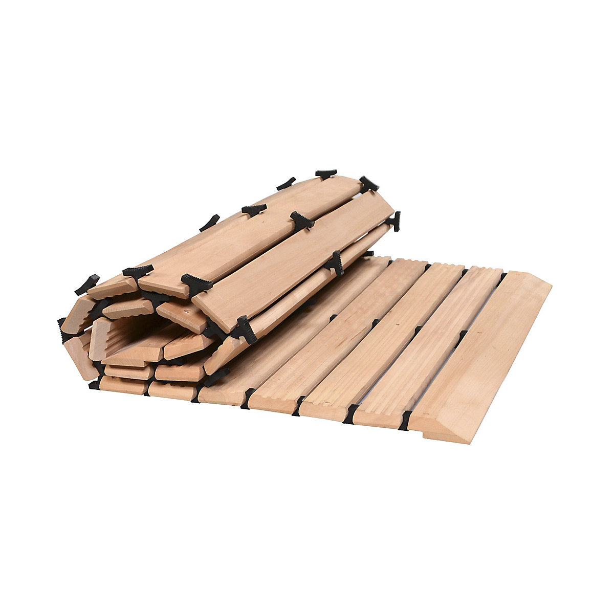Grilaj din lemn Yoga, fag deschis, per m.l. – Miltex (Imagine produs 3)-2