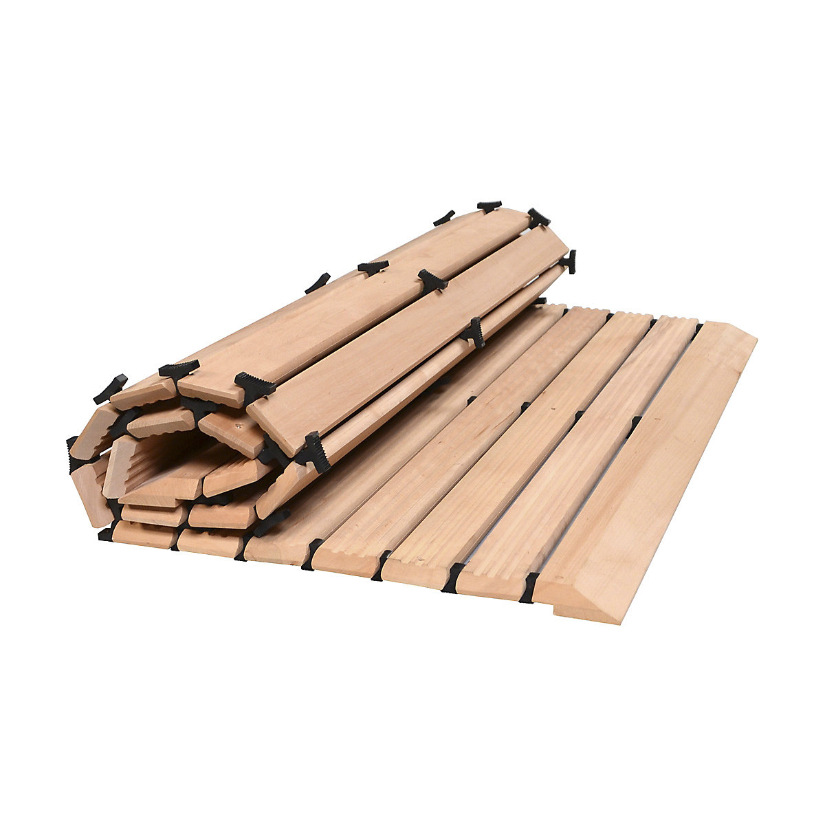 Grilaj din lemn Yoga, fag deschis, per m.l. – Miltex (Imagine produs 3)-2