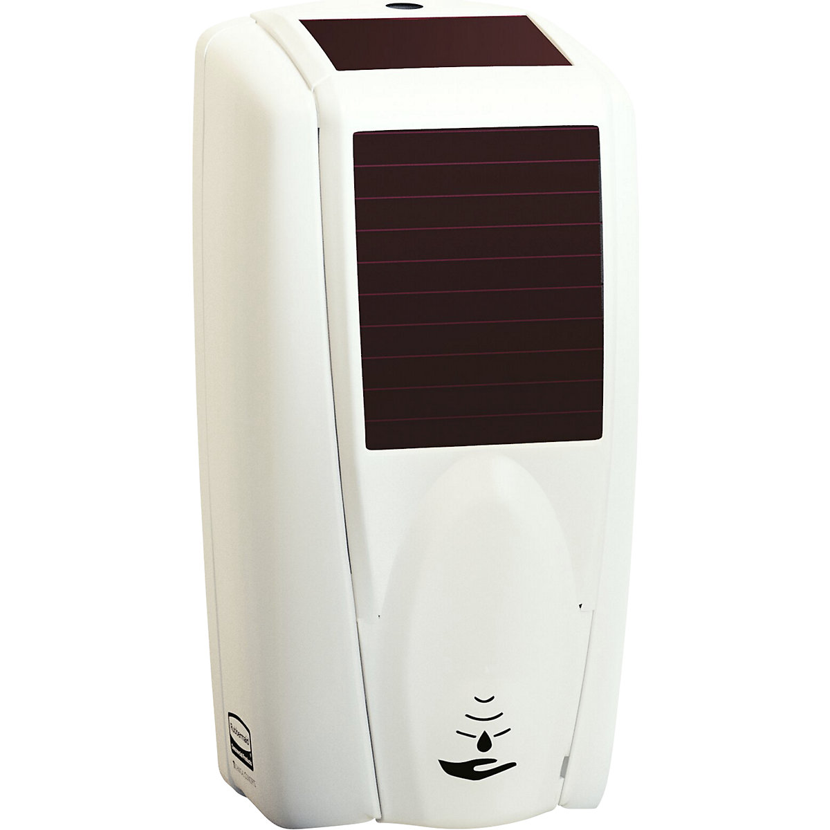 Dozator de săpun, automat, cu energie solară – Rubbermaid, capacitate de umplere 1,1 l, plastic, alb-2