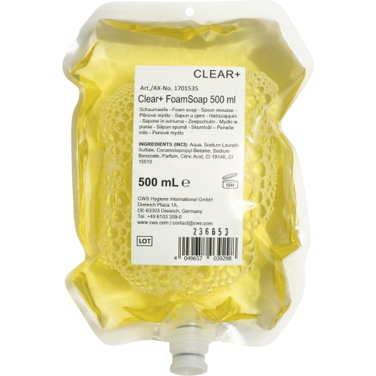 Săpun spumă Clear+ – CWS