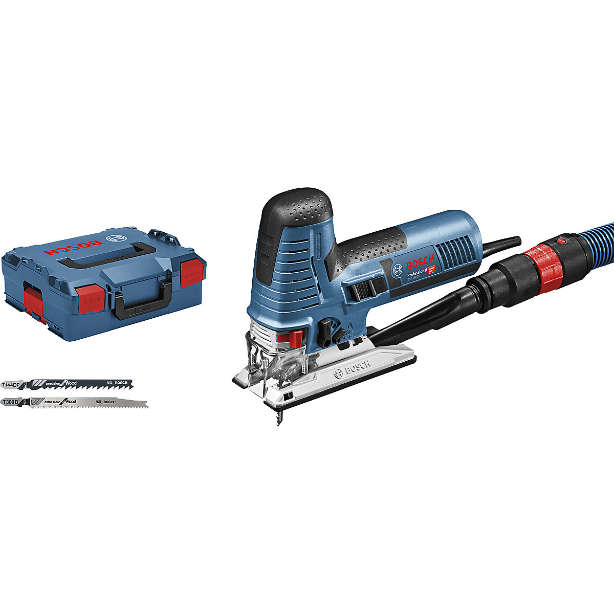 Stichsäge GST 160 CE Professional Bosch: in L-BOXX mit Zubehör  Staubabsaugung | kaiserkraft | Säbelsägeblätter