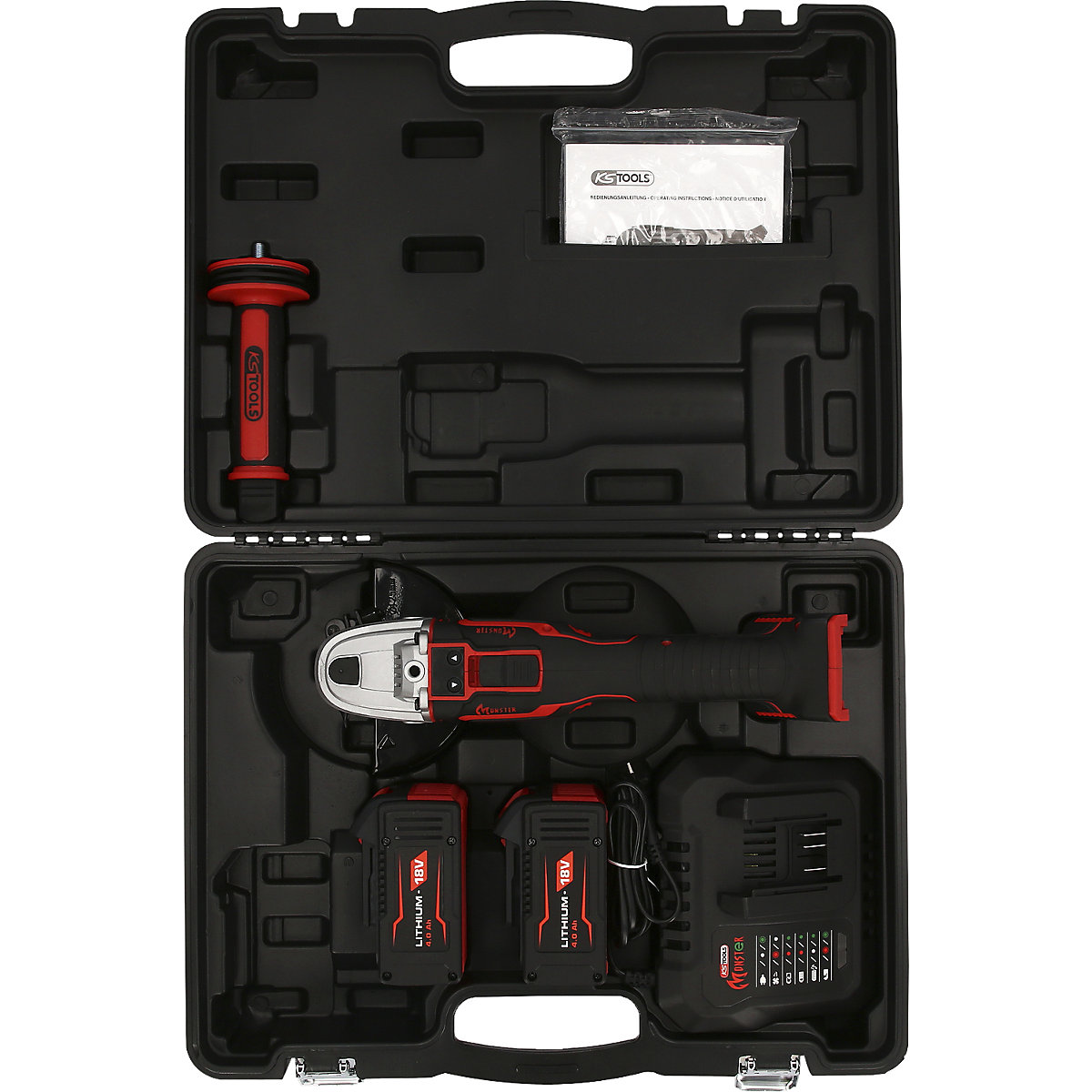 Akku-Winkelschleifer-SET 4teilig KS Tools (Produktabbildung 7)-6