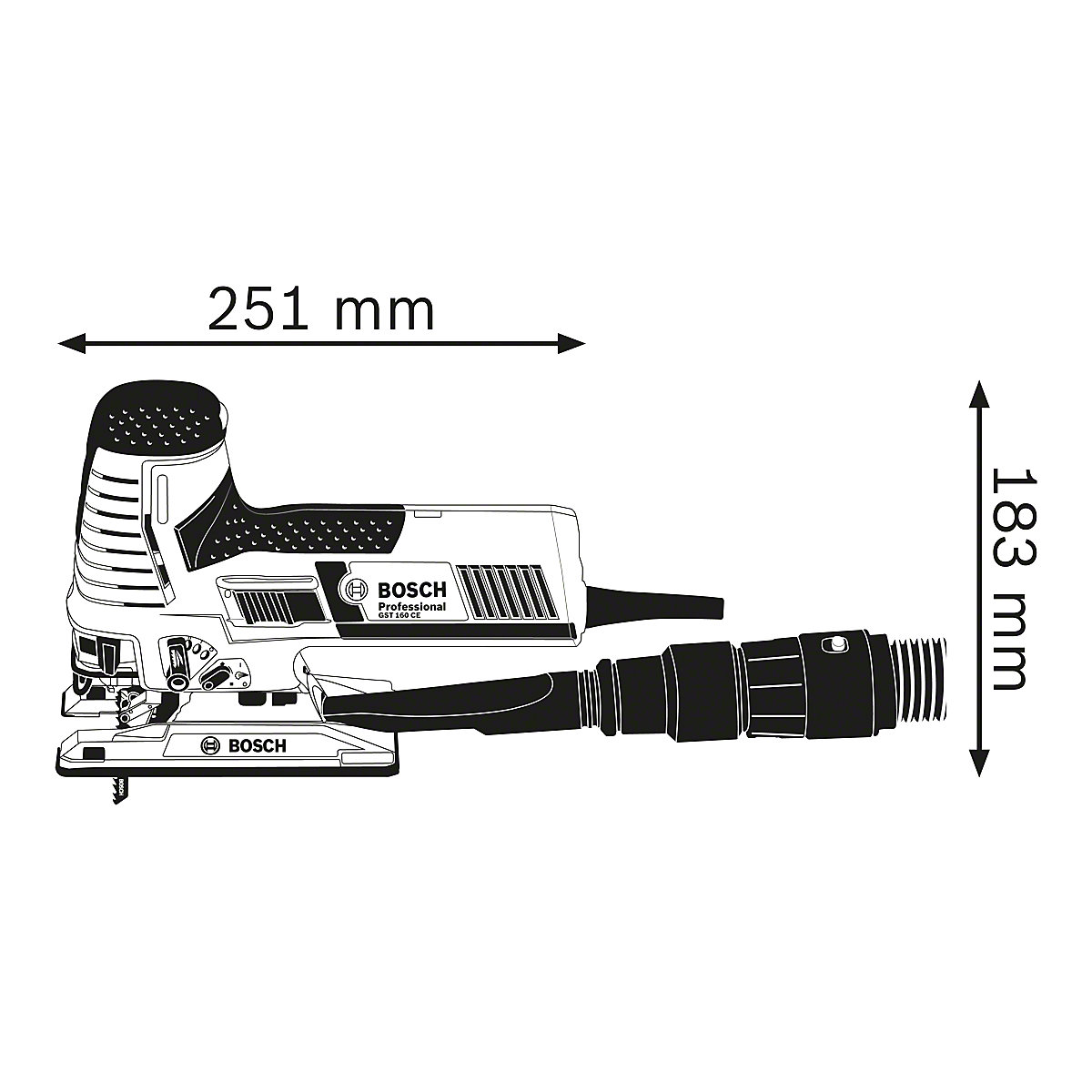 Seghetto alternativo GST 160 CE Professional – Bosch (Foto prodotto 6)-5