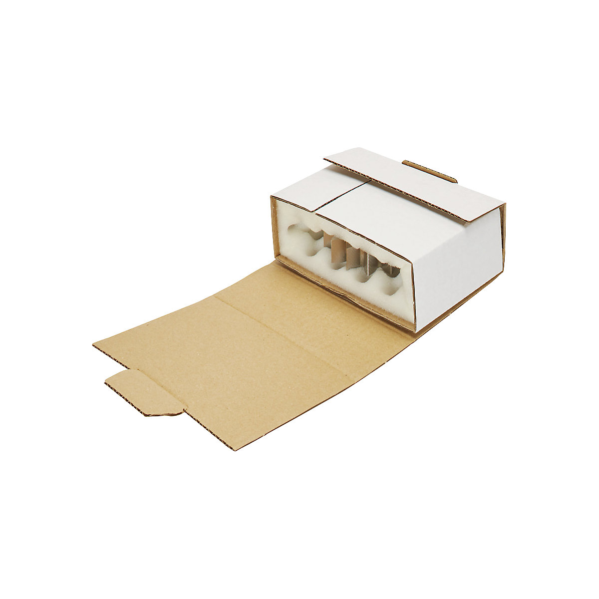 Boîte d'expédition avec calage mousse X-Pac – ratioform flow (Illustration du produit 2)-1