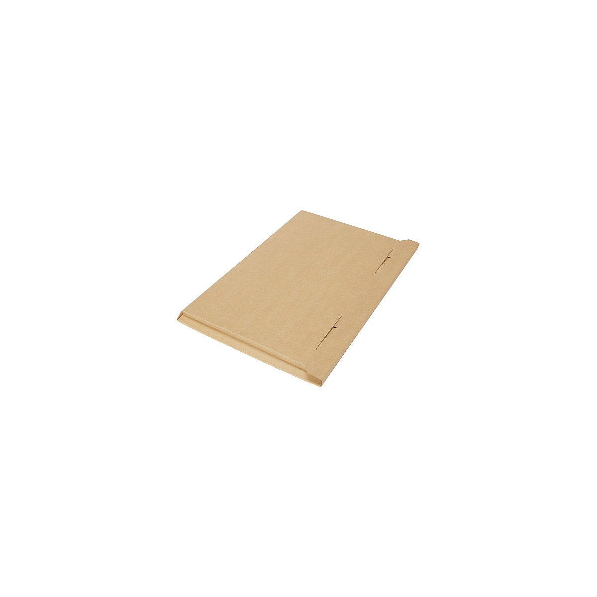 Enveloppe carton pour documents plats et calendriers – ratioform, 1 cannelure, L x l x h int. 630 x 450 x 10 mm, marron, à partir de 20 pièces-4