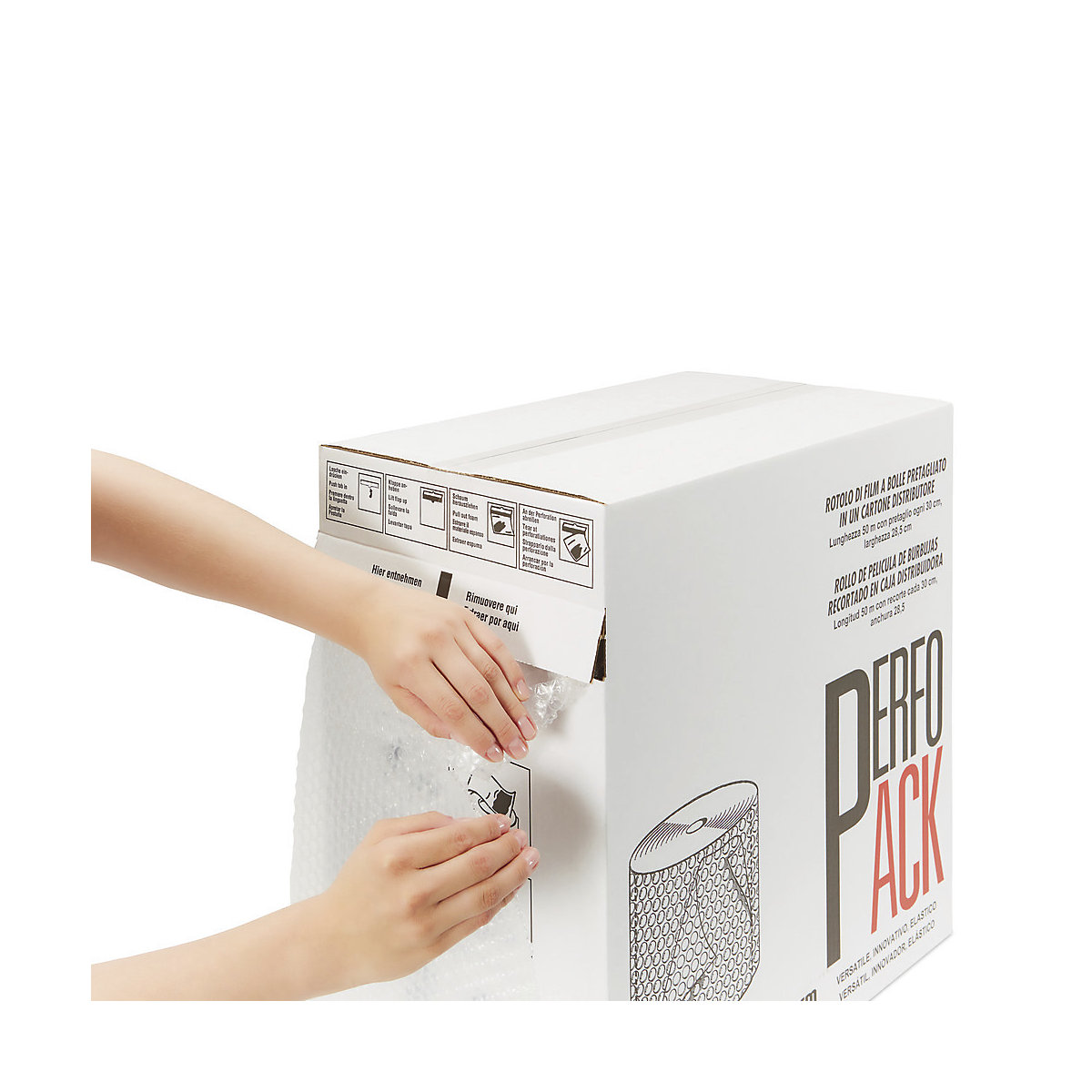 Film matelassé en carton distributeur – ratioform (Illustration du produit 2)-1