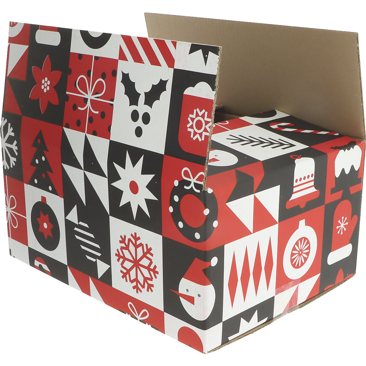 Boîte cadeau motif de Noël