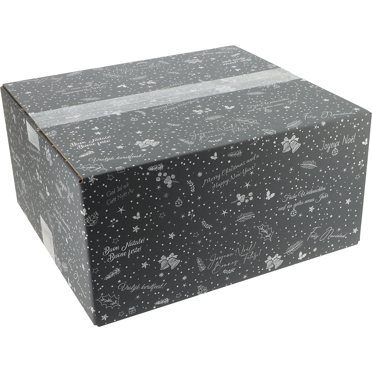 Carton d'expédition motif Christmas Allover - ratioform