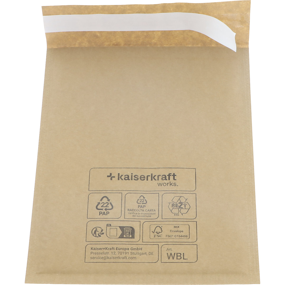 Pochette d'expédition Wavebag™ Light terra – ratioform terra (Illustration du produit 6)-5