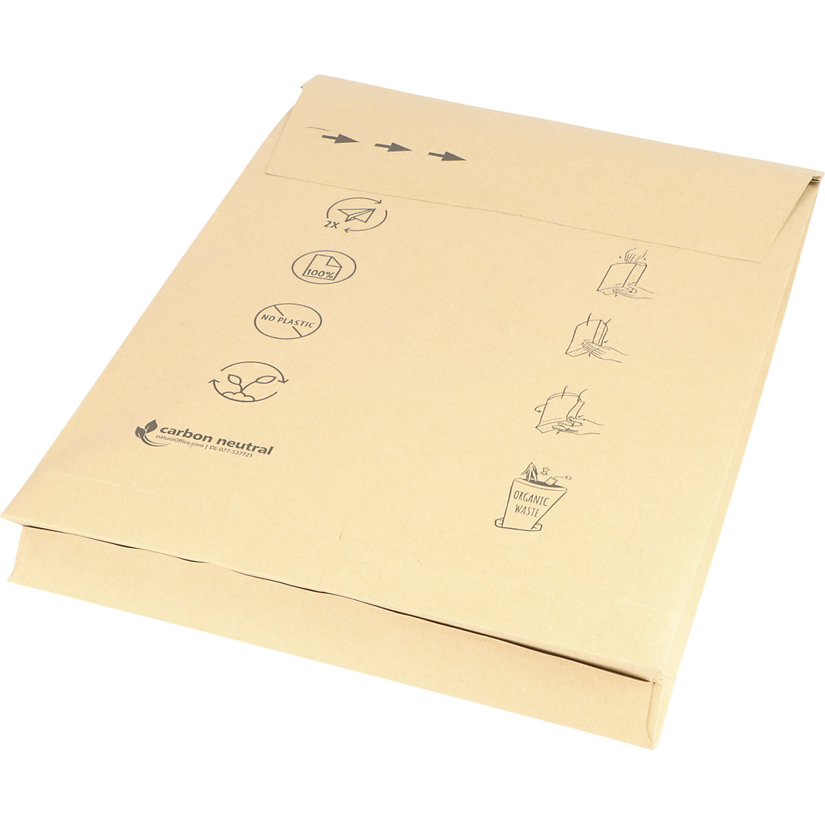 Pochette d'expédition résistante à l&#x27;humidité DEBAPOST® – ratioform terra (Illustration du produit 3)-2
