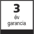 3 év jótállás  Az ezzel a szimbólummal jelölt termék anyagára és kivitelére a szállítástól számítva 3 év minőségi garanciát vállalunk.