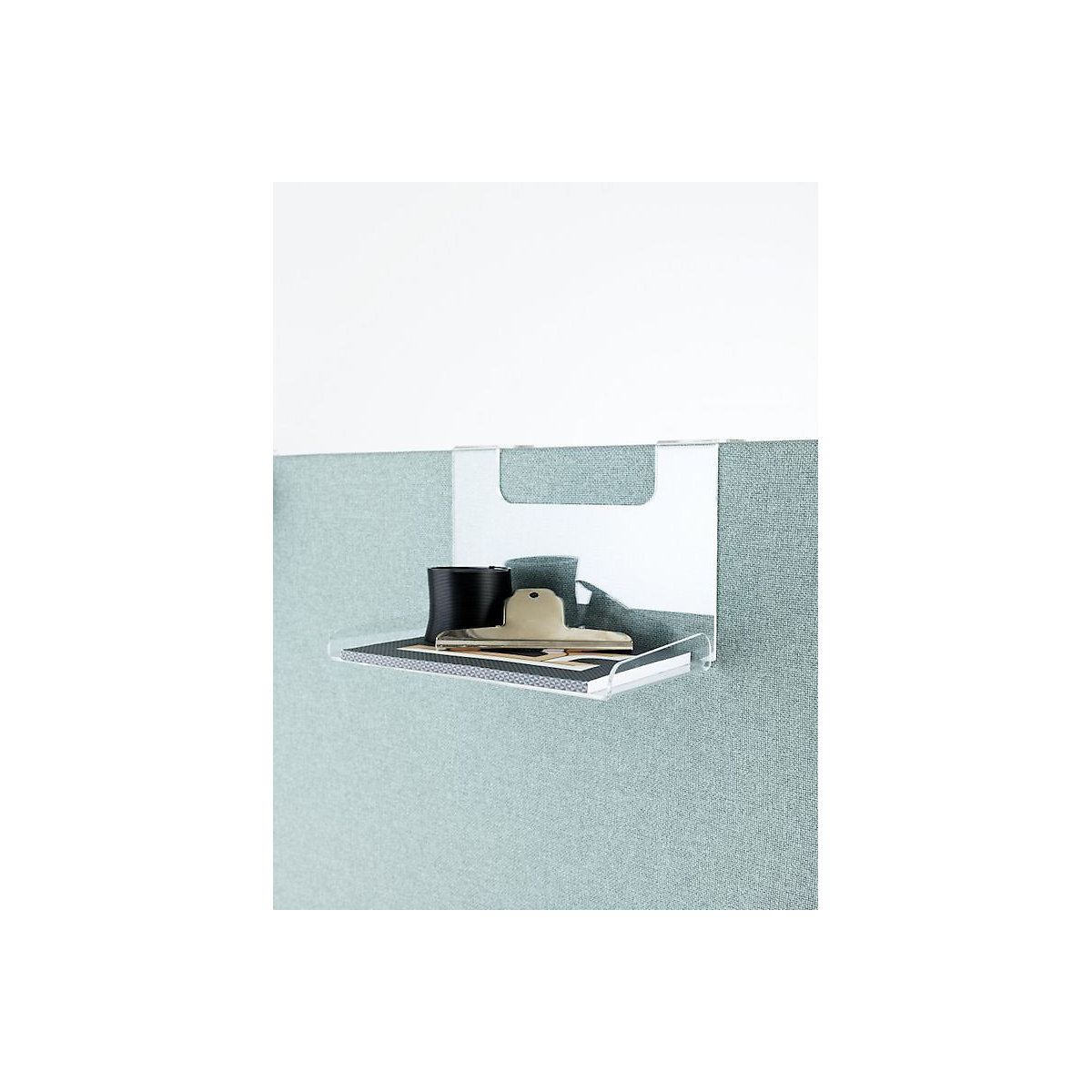 Estante para pared separadora acústica estándar para mesas