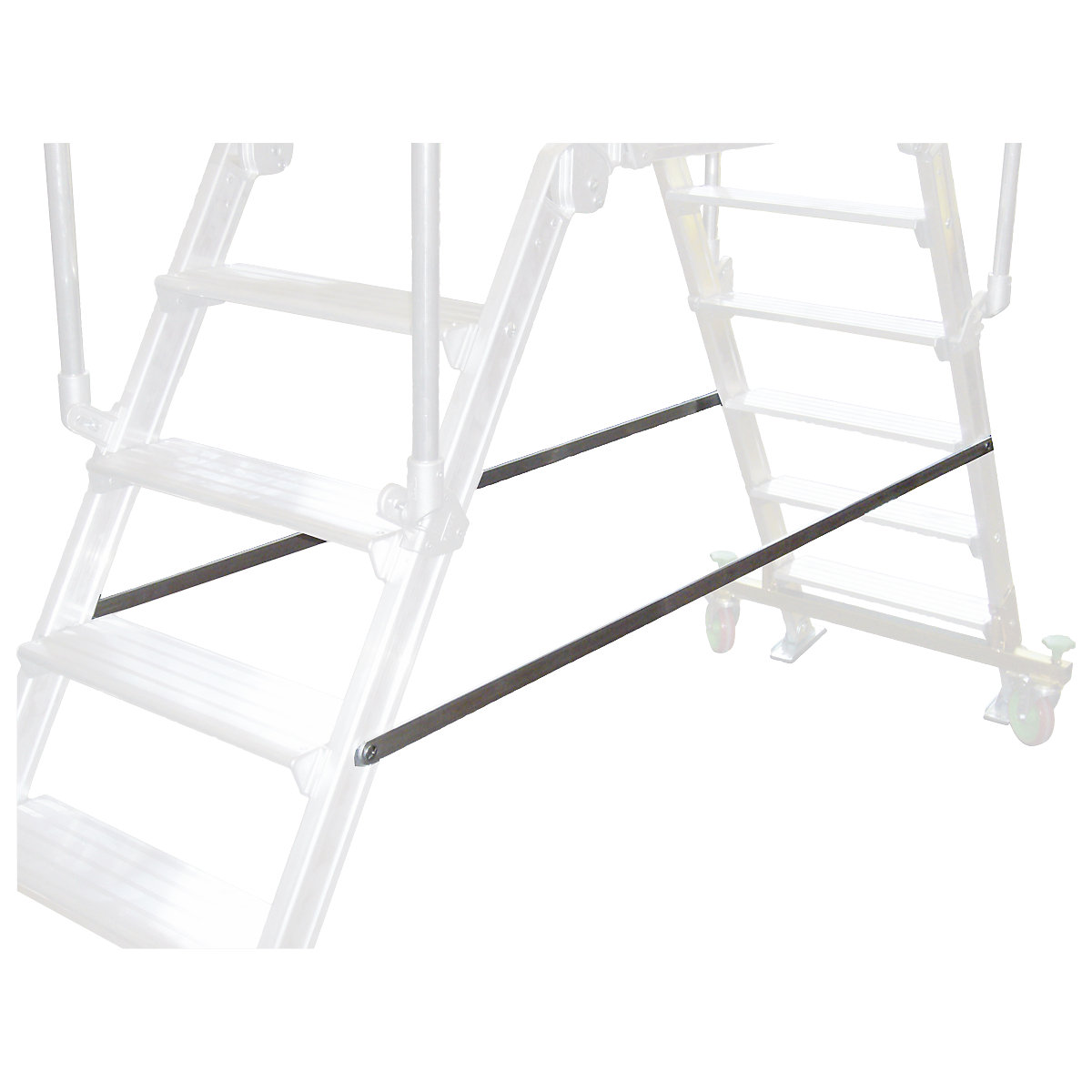 Juego de ruedas para pasarela de aluminio para escaleras (Imagen del producto 3)-2