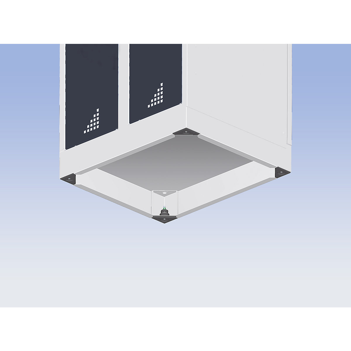 Zócalo, de altura regulable – eurokraft pro