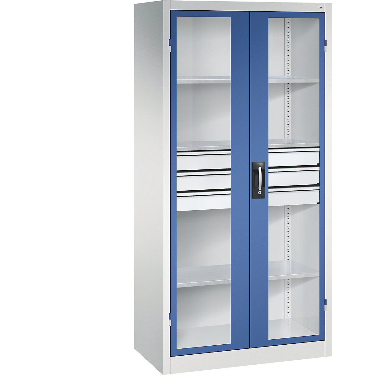 Armário com portas de batente e janela de visualização – C+P (Imagem do produto 4)-3