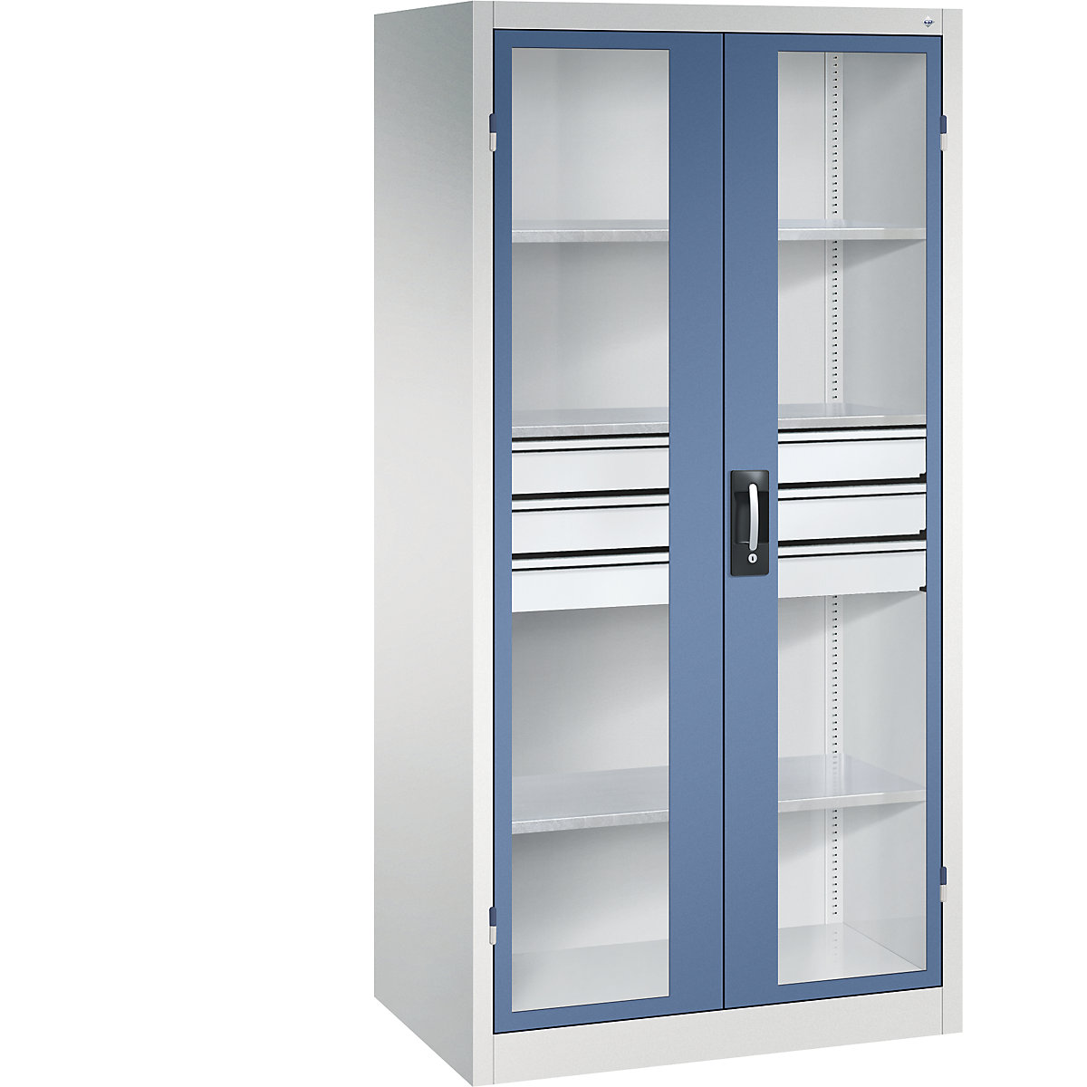 Armário com portas de batente e janela de visualização – C+P (Imagem do produto 4)-3