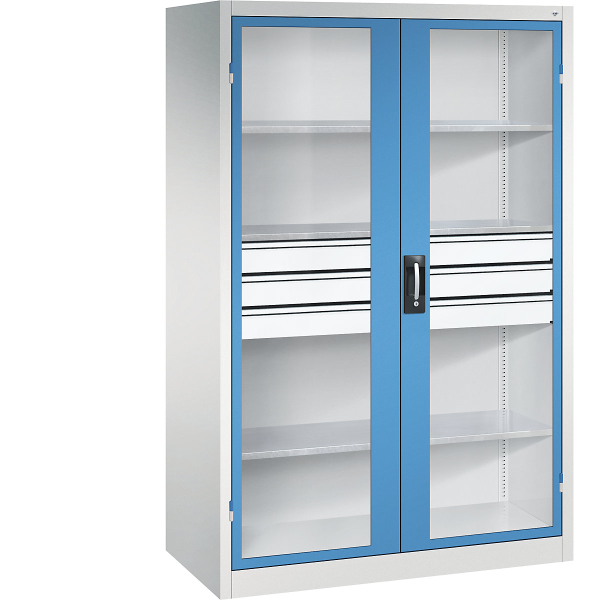 Armário com portas de batente e janela de visualização – C+P (Imagem do produto 4)-3