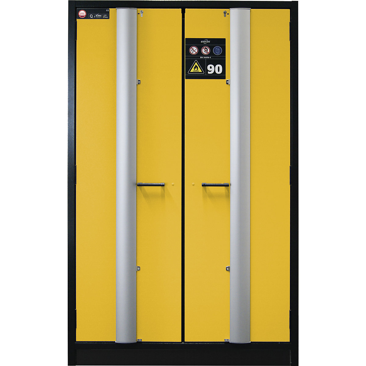 Armário resistente ao fogo com portas de sanfona para substâncias perigosas tipo 90 – asecos (Imagem do produto 3)-2