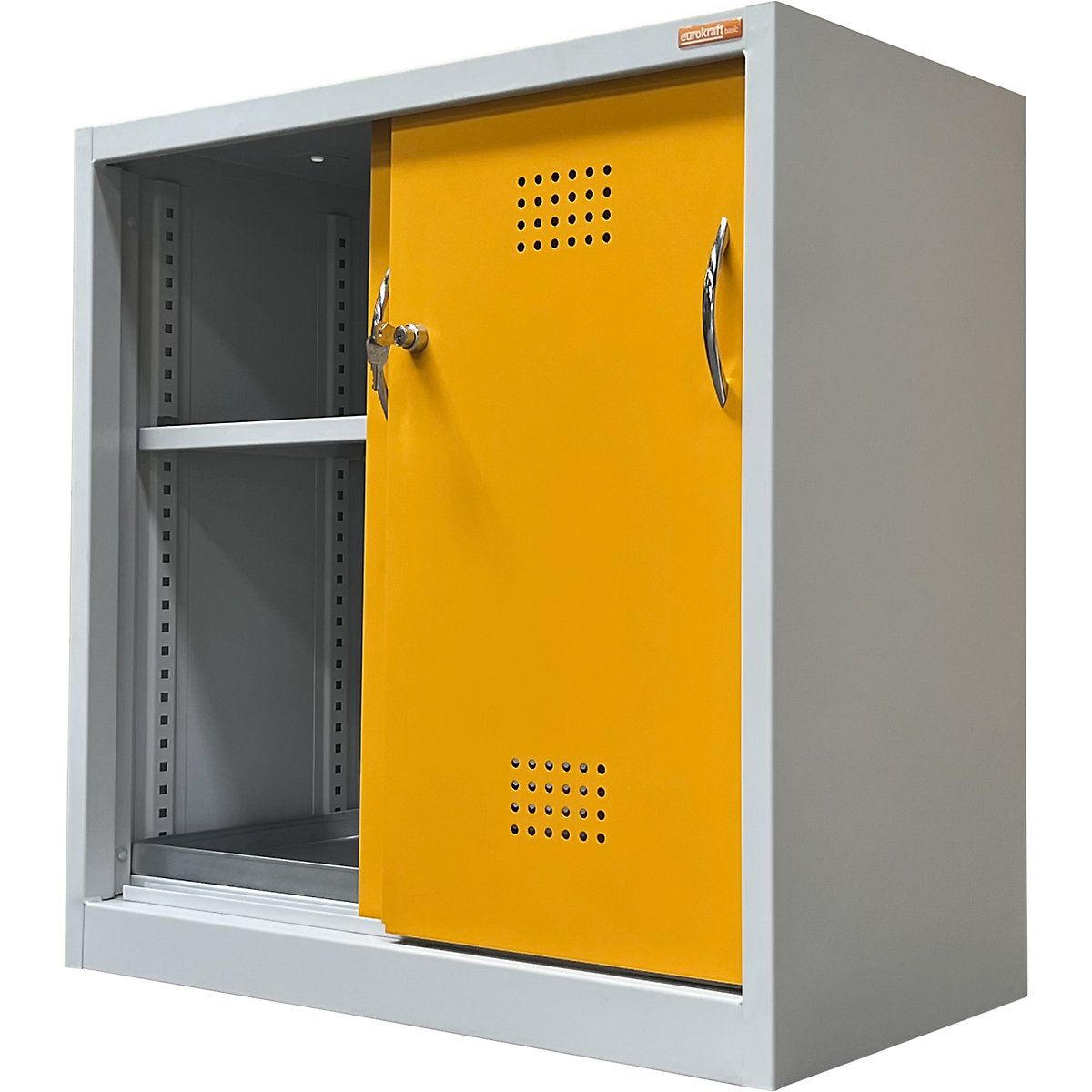 Armario ecológico con puertas correderas – eurokraft basic (Imagen del producto 2)-1