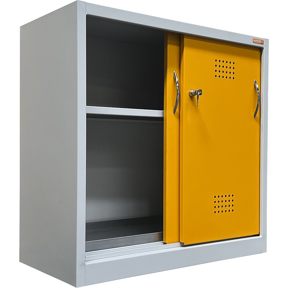 Armario ecológico con puertas correderas – eurokraft basic (Imagen del producto 3)-2