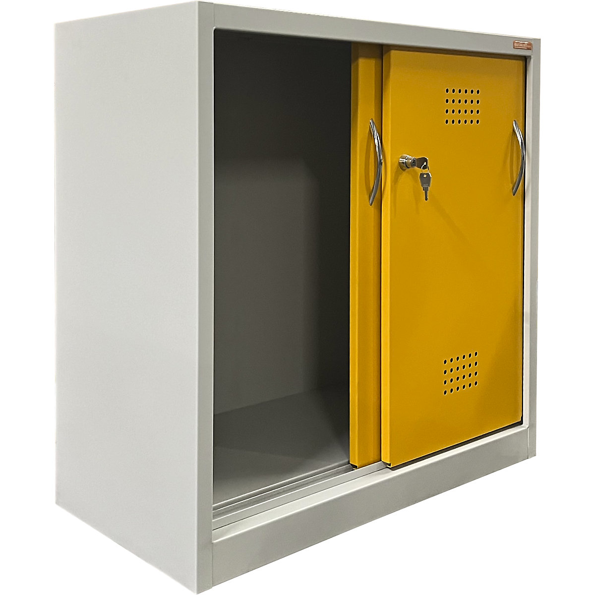 Armario ecológico, cuerpo vacío con puertas correderas – eurokraft basic (Imagen del producto 3)-2