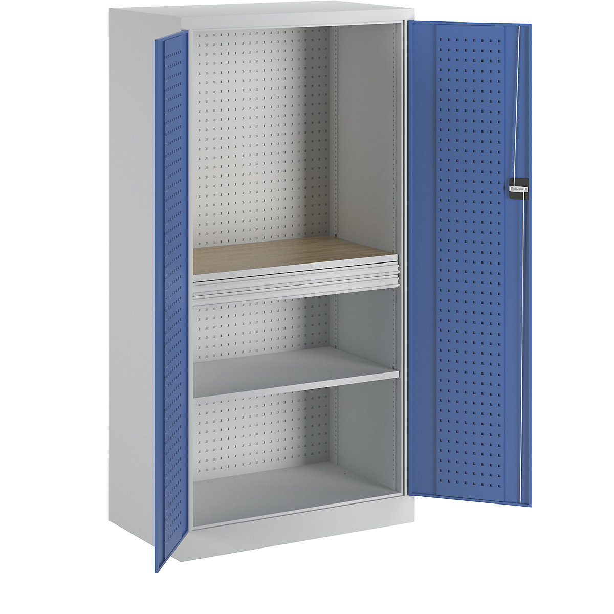 Armario perforado para herramientas