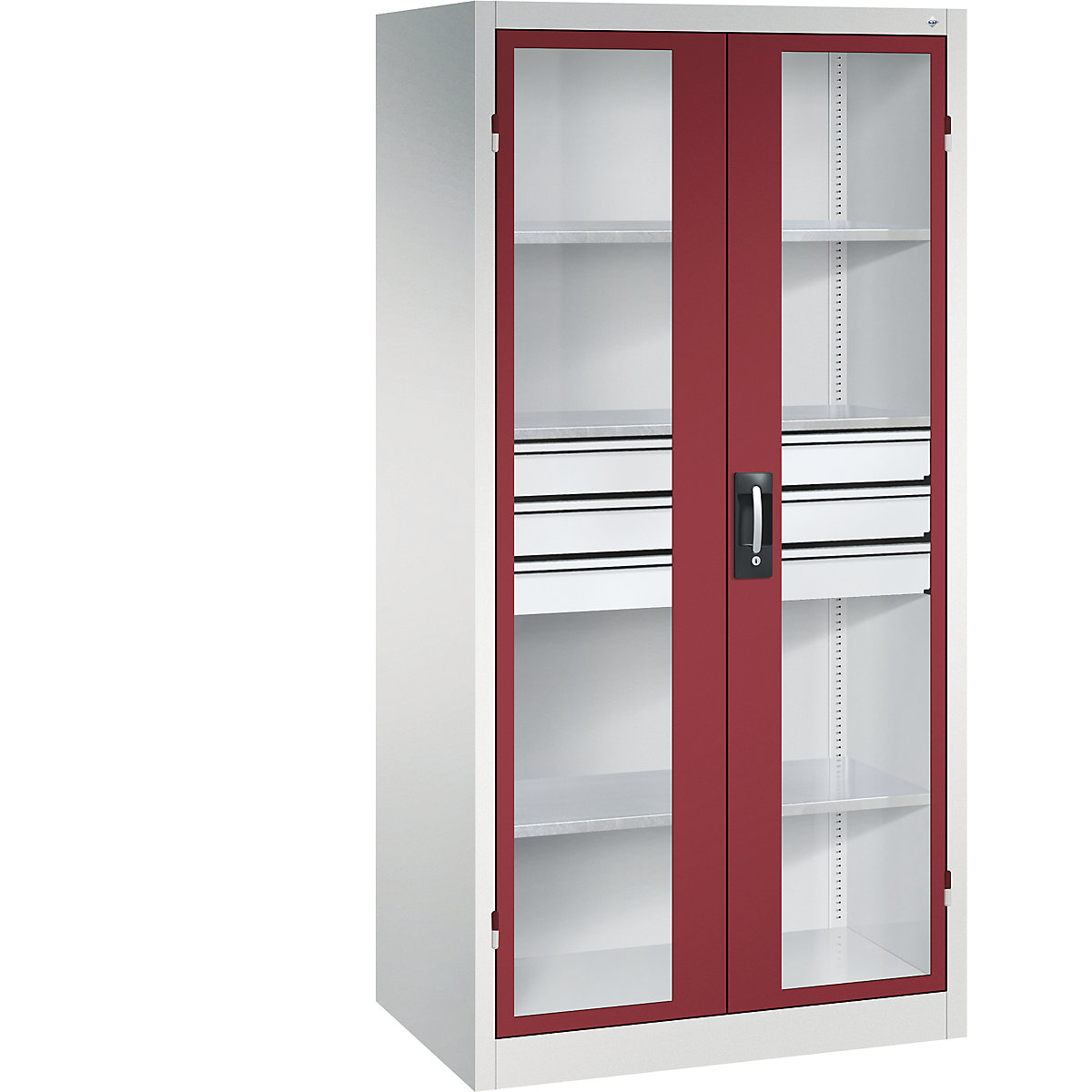 Armario de puertas batientes con ventanilla – C+P (Imagen del producto 4)-3