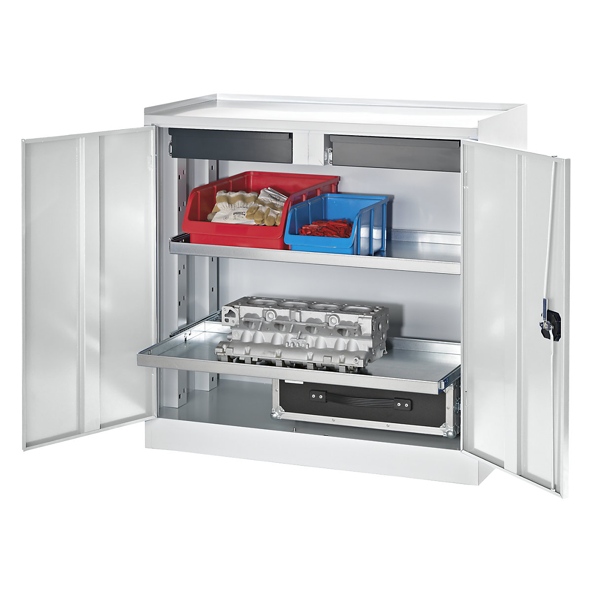 Armario para herramientas y auxiliar – eurokraft pro (Imagen del producto 3)-2