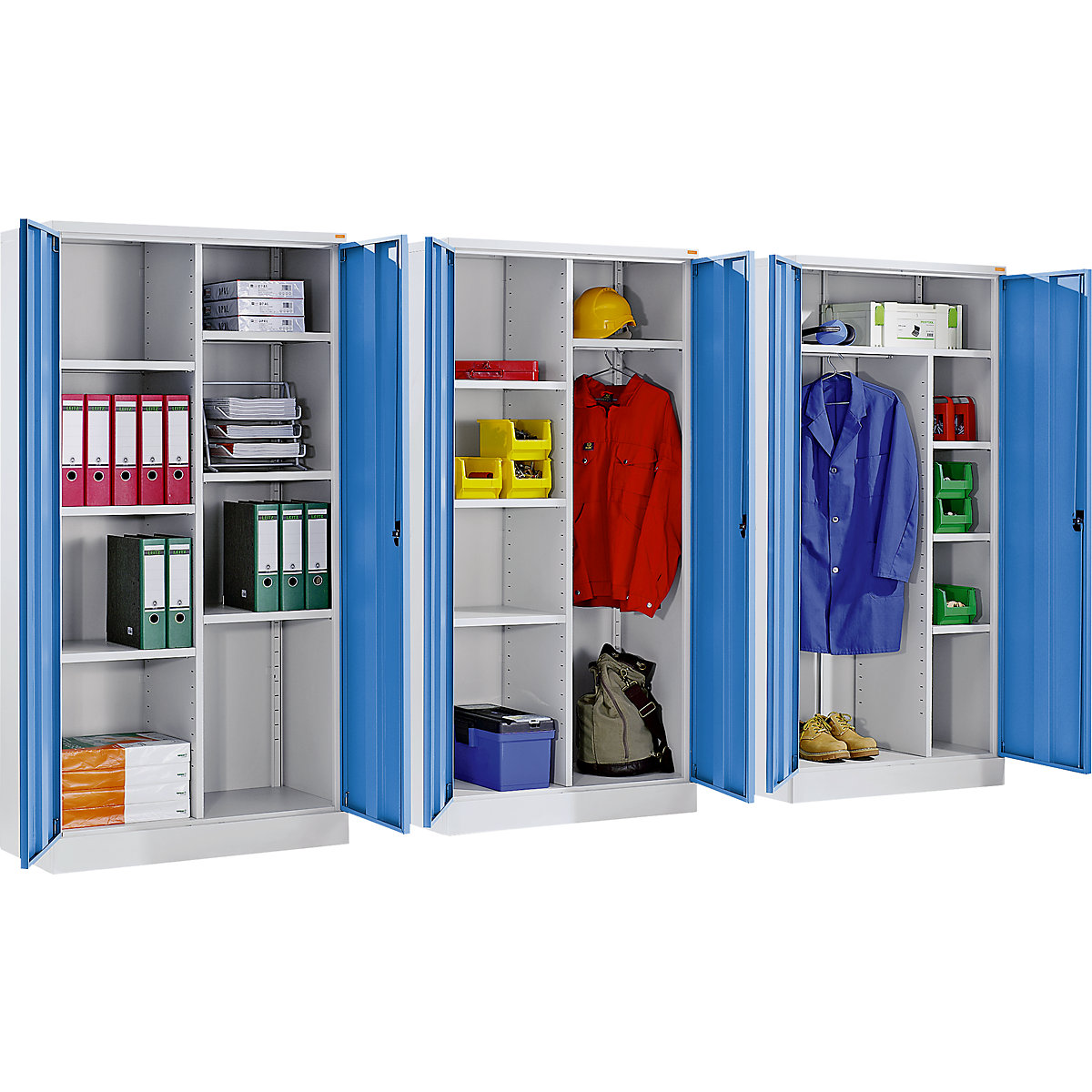 Taquilla para productos de limpieza Venlo – eurokraft basic (Imagen del producto 2)-1