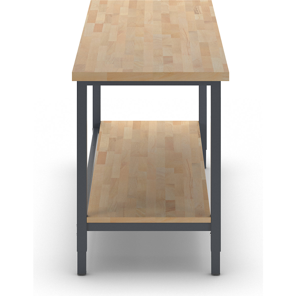 Bancada de trabalho ajustável em altura, estrutura modular – eurokraft pro (Imagem do produto 5)-4