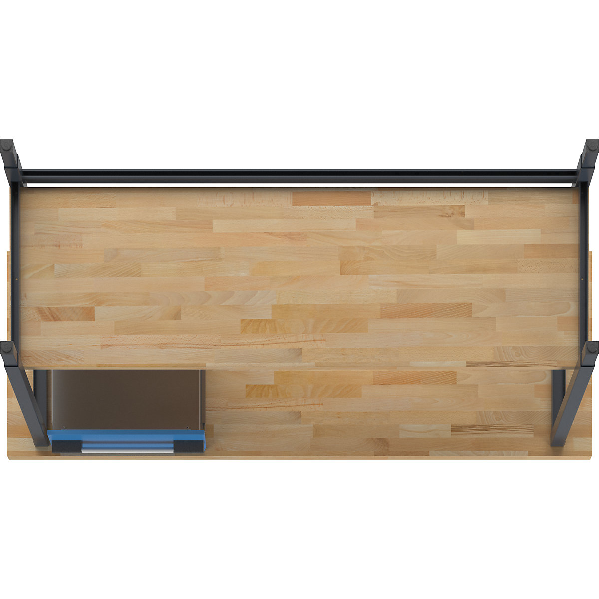 Bancada de trabalho ajustável em altura, estrutura modular – eurokraft pro (Imagem do produto 8)-7