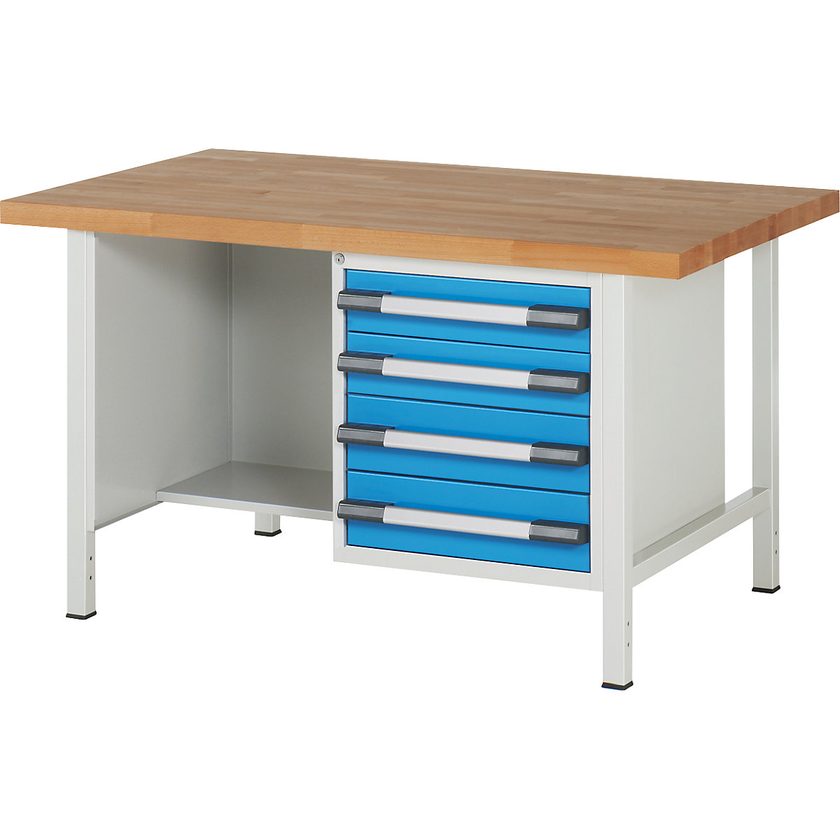 Bancada de trabalho, estrutura modular série 8000 – eurokraft pro (Imagem do produto 2)-1