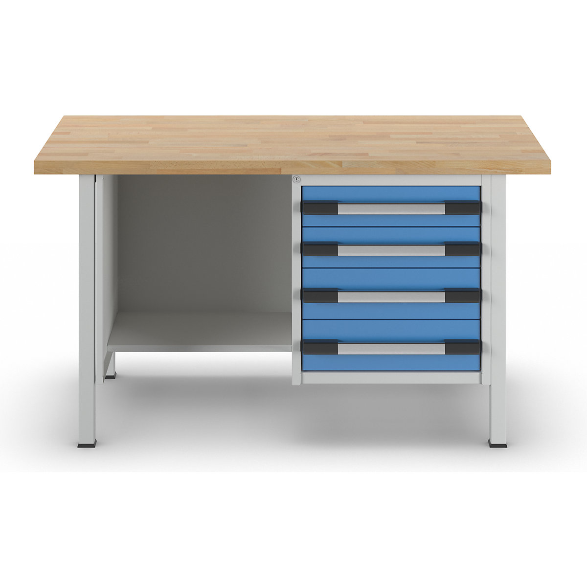 Bancada de trabalho, estrutura modular série 8000 – eurokraft pro (Imagem do produto 3)-2