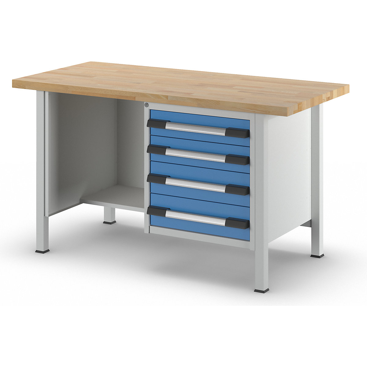 Bancada de trabalho, estrutura modular série 8000 – eurokraft pro (Imagem do produto 7)-6