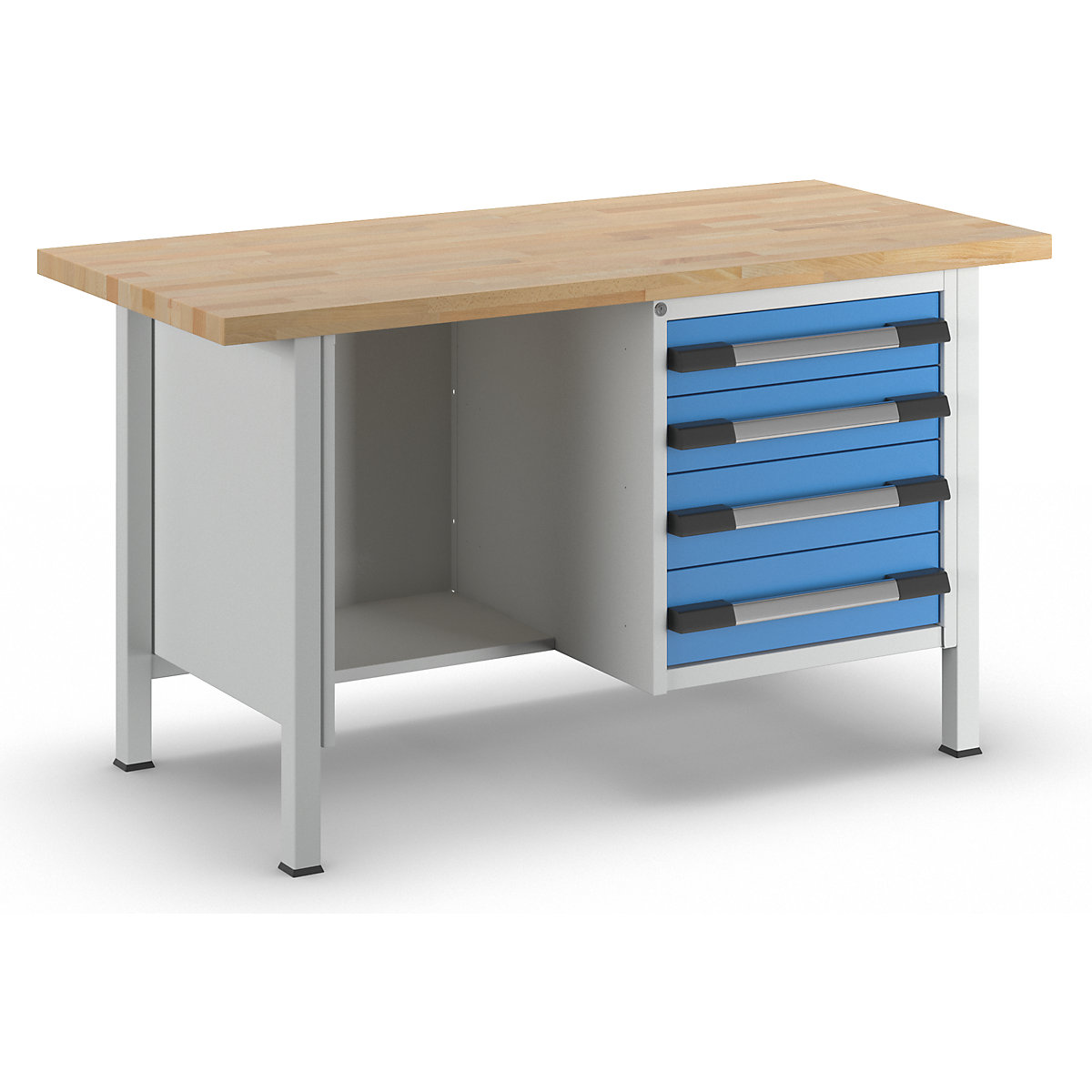 Bancada de trabalho, estrutura modular série 8000 – eurokraft pro