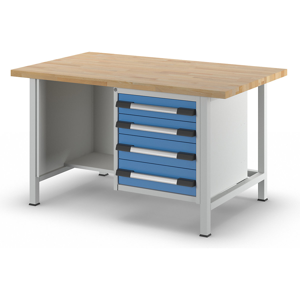 Bancada de trabalho, estrutura modular série 8000 – eurokraft pro (Imagem do produto 7)-6