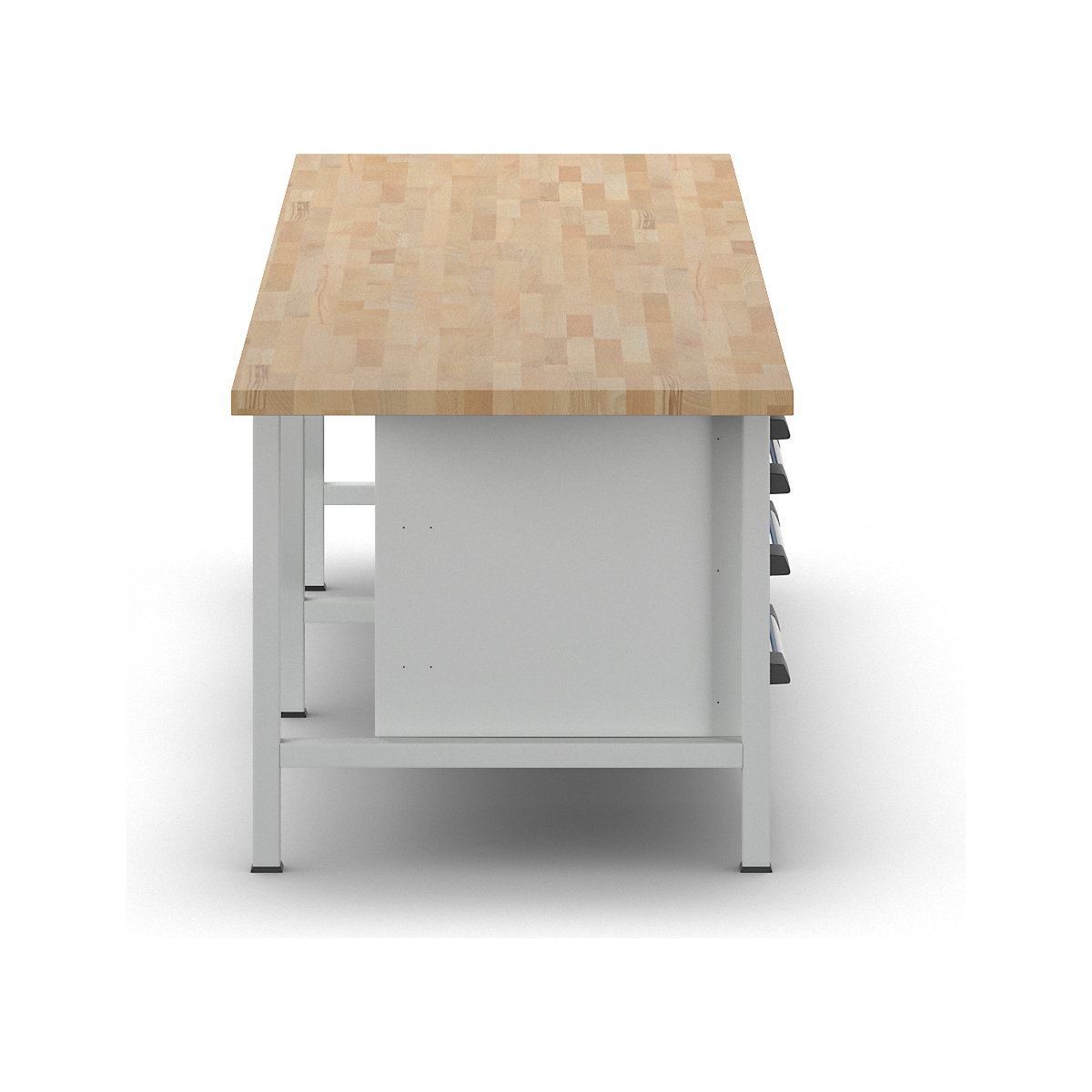 Bancada de trabalho, estrutura modular série 8000 – eurokraft pro (Imagem do produto 4)-3