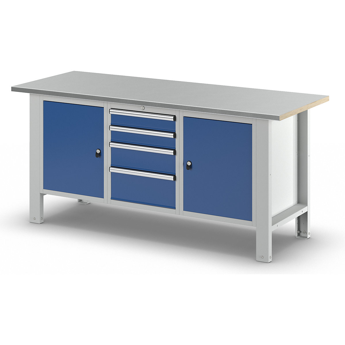 Bancada de trabalho, sistema modular – eurokraft basic (Imagem do produto 3)-2