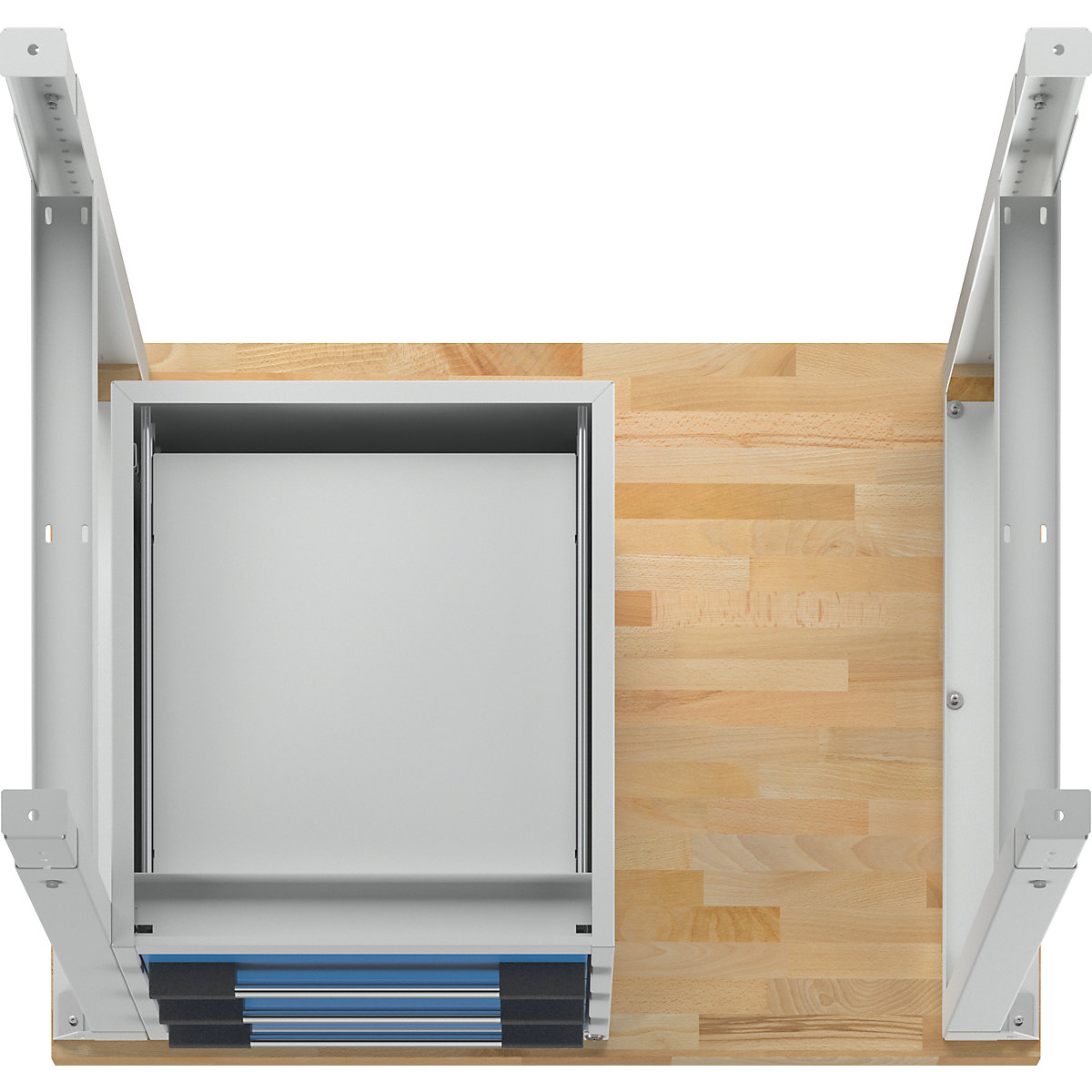 Bancada de trabalho, sistema modular série 7000 – eurokraft pro (Imagem do produto 8)-7