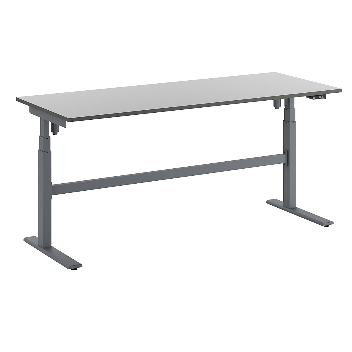 Mesa de trabalho com regulação elétrica da altura – Capacidade de carga 200 kg – eurokraft pro